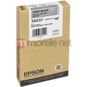 Tusz Epson Wkład atramentowy Czarny Stylus do 7800/7880/9800/9880 light (220ml) (C13T603700)