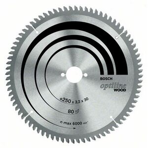 Bosch Piła tarczowa Optiline Wood 216x30x2,0mm 60z. (2.608.640.433)