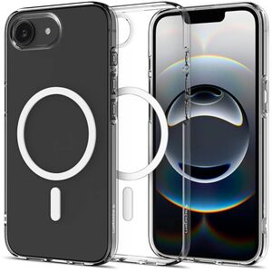 Spigen Crystal Flex MagSafe, διάφανο λευκό - iPhone 16e
