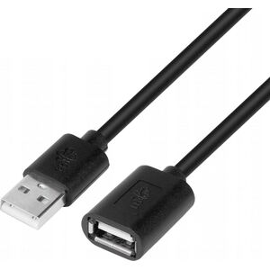 Kabel USB TB Print USB-A - USB-A 1.8 m Czarny (AKTBXPU1PAAW18B)