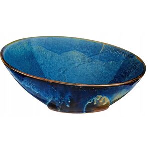 DEEP BLUE Λοξό μπολ μπουφέ διαμ. 30,5 εκ.