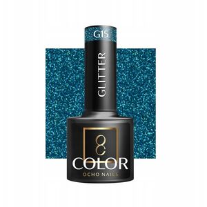 OCHO NAILS Υβριδικό βερνίκι glitter G15 -5 g