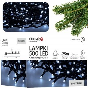 ExtraLink | Λαμπάκια LED | 500L ψυχρό λευκό, μήκ. 3 + 25 μ εσωτ/εξωτ