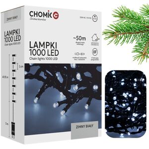 Extralink | Λαμπάκια LED | 1000L ψυχρό λευκό, μήκ. 3 + 50 μ εσωτ/εξωτ