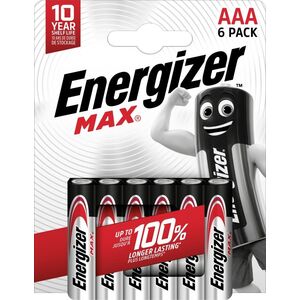 Energizer LR03/6 Max AAA 6 pack