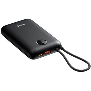 Swissten Voltbox 35W Power Bank 30000 mAh με ενσωματωμένα καλώδια USB-C και Lightning
