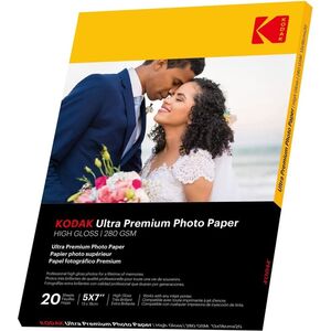 Χαρτί φωτογραφιών Kodak 13x18cm Ultra Premium γυαλιστερό 280g 20 φύλλα