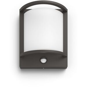 Φωτιστικό τοίχου LED εξωτερικού χώρου PHILIPS SAMONDRA, IP44, 2700 K, 12 W, 1200 lm, με αισθητήρα κίνησης