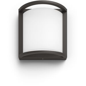 Φωτιστικό τοίχου LED εξωτερικού χώρου PHILIPS SAMONDRA, IP44, 2700 K, 12 W, 1200 lm, ανθρακί.