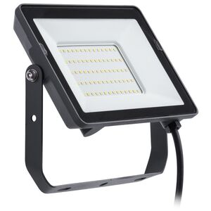 LED spotlight PHILIPS, IP65, 50W, 3000 K, 4500 lm, black, 22.3 x 3.1 x 18.3 cm
