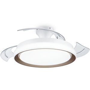 Φωτιστικό ανεμιστήρας LED PHILIPS BLISS, 35W + 28W, 2700-5500K, 4500 lm, λευκό, με τηλεχειριστήριο, O51 cm