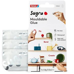 tesa Sugru Πολυχρηστική Κόλλα 3τμχ λευκό