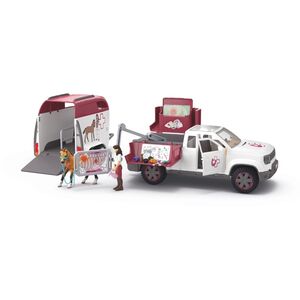 Schleich Κινητή Κτηνιατρική Μονάδα με Τρέιλερ