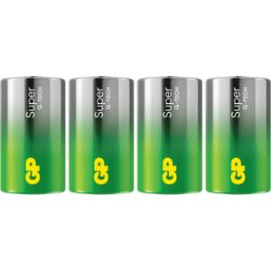 1x4 GP Super Alkaline 1,5V D Mono LR20