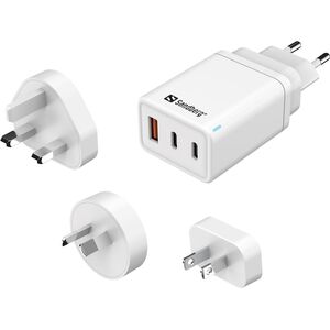Φορτιστής Ταξιδιού 3σε1 USB-C/A 65W