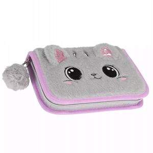 Κασετίνα 1 φερμουάρ 2 πτερύγια STK-35 KITTY PLUSH PB12/48