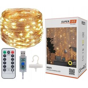 ExtraLink | Κουρτίνα LED | 3x3 + πιλότος bc