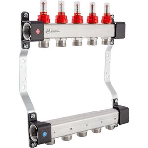 Διανομέας InoxFlow με ροόμετρα (σειρά UFN) - 12 κυκλώματα KAN-THERM