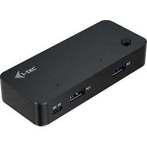 I-TEC Universal KVM HUB 2x USB-C 3.2 Gen.1 + 2x USB-A 3.2 Gen.1 1x USB-C power-in