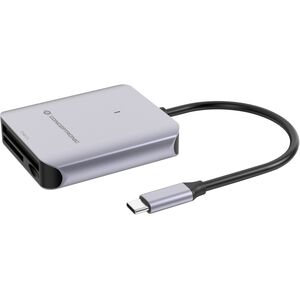 Αναγνώστης καρτών Conceptronic BIAN09G USB 3.2 Gen 2 Type-C Γκρι