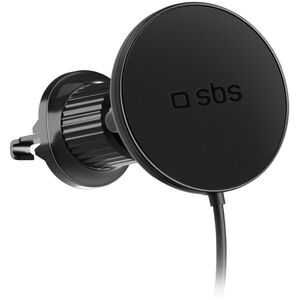 Βάση για smartphone με επαγωγικό φορτιστή SBS TESUPPMAG15WVENT συμβατή με MagSafe - μαύρο