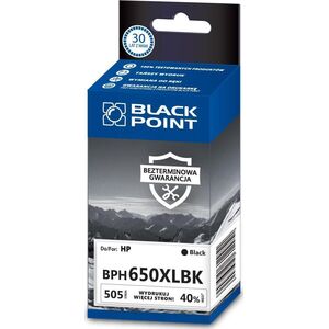Tusz Black Point BLACK POINT BPH650XLBK Black 505 str. zamiennik