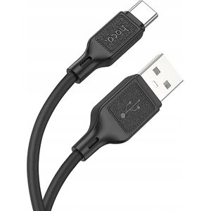 Kabel USB Hoco HOCO kabel USB A do Typ C 3A X90 1 m czarny