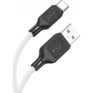 Kabel USB Hoco HOCO kabel USB A do Typ C 3A X90 1 m biały