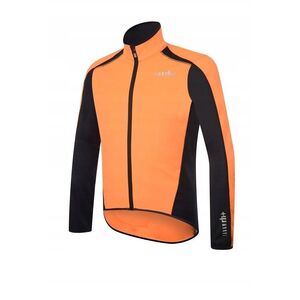 Ποδηλατικό μπουφάν RH+ Prime EVO LIGHT ORANGE/BLACK - L