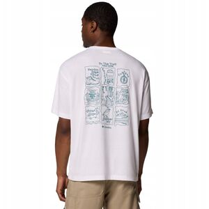 Columbia Cedar Trail Back Graphic Tee 2120381101 λευκό M
