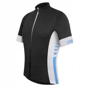 RH+ Infinity Jersey FZ μαύρο-λευκό-μπλε surf - ECU0246