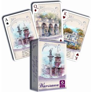 Cartamundi Karty Akwarele - Warszawa 2x55l. (1289000364)