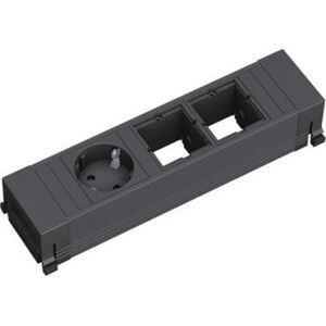 Bachmann BACHMANN POWER FRAME 1xCEE7/3 2xCM, profil z tworzywa sztucznego 0,2 m GST18
