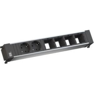 Bachmann BACHMANN POWER FRAME Large 2x gniazdo z uziemieniem 4x ABD