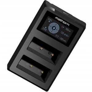 Διπλός φορτιστής Mathorn MBC-D107 USB-C για Canon LP-E17