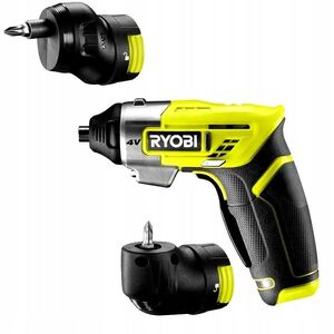 Κατσαβίδι χωρίς καλώδιο RYOBI RSD4-120TA2, 4.0 V, 2.0 Ah Li-ion, 5 Nm, με εξαρτήματα για βίδωμα σε γωνίες