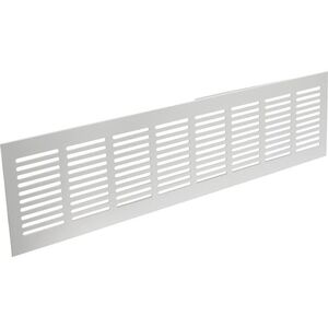 Γρίλια εξαερισμού αλουμινίου RA650, 60 x 500 mm, λευκή.