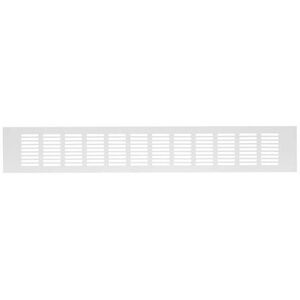 Γρίλια εξαερισμού αλουμινίου RA850, 80 x 500 mm, λευκή.
