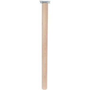 HOME It®Rundt bordben med lige beslag Ø55 x 80 cm bøgetræ. 100 % FSC