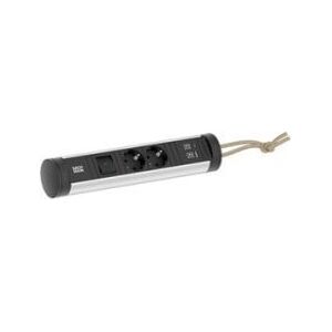 Kabel zasilający Bachmann BACHMANN CYCLE Loop 2xCEE7/3 1xswitch 1xUSB A/C 22W 2.5m CEE7/7
