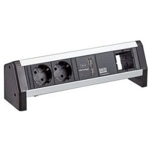 Bachmann BACHMANN DESK 2xCEE7/3 1xUSB Ładowarka i moduł niestandardowy