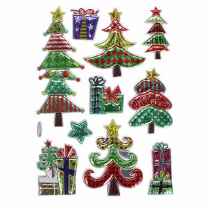 Χριστουγεννιάτικη διακόσμηση Craft with Fun OZDOBA BN NAKLEJKI METALC MIX 10SZT CF 12/144