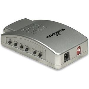 System przekazu sygnału AV Manhattan RCA (Cinch) - RCA (Cinch) D-Sub (VGA) - D-Sub (VGA) srebrny (150095)
