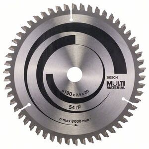 Bosch Tarcza pilarska Multi Material 190 x 20mm 54z (2608640508)
