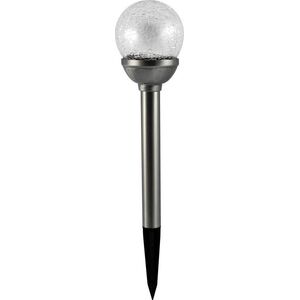 Polux LAMPA SOLARNA POLUX SL2302S inox kula RGB