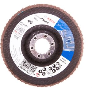 Bosch Tarcza szlifierska listkowa do metalu 40 125x22,23mm (2608607353)