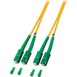 EFB EFB Fiber optic patch cable SC/APC-SC/APC 9/125 OS2 LSZH duplex singlemode 15m