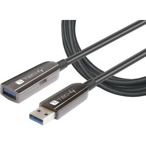 Kabel USB Techly USB-C - USB-C 20 m Czarny (ICOC U3AMF-HY-020)