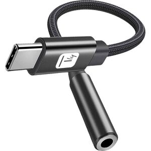 Adapter USB Techly Techly Adapter Słuchawkowy USB-C na Mini Jack 3.5mm z Układem DAC