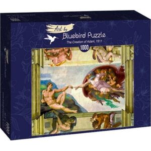 Bluebird Puzzle Puzzle 1000 Stworzenie Adama, Michał Anioł